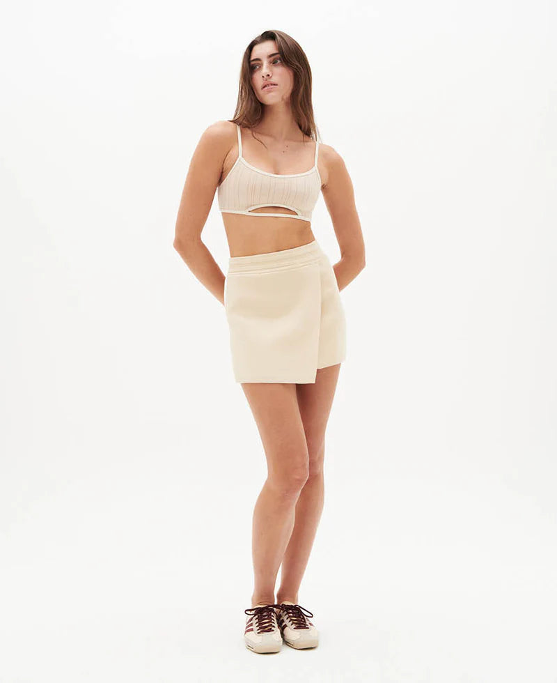 ELBA WOOL BRALET - CREAM