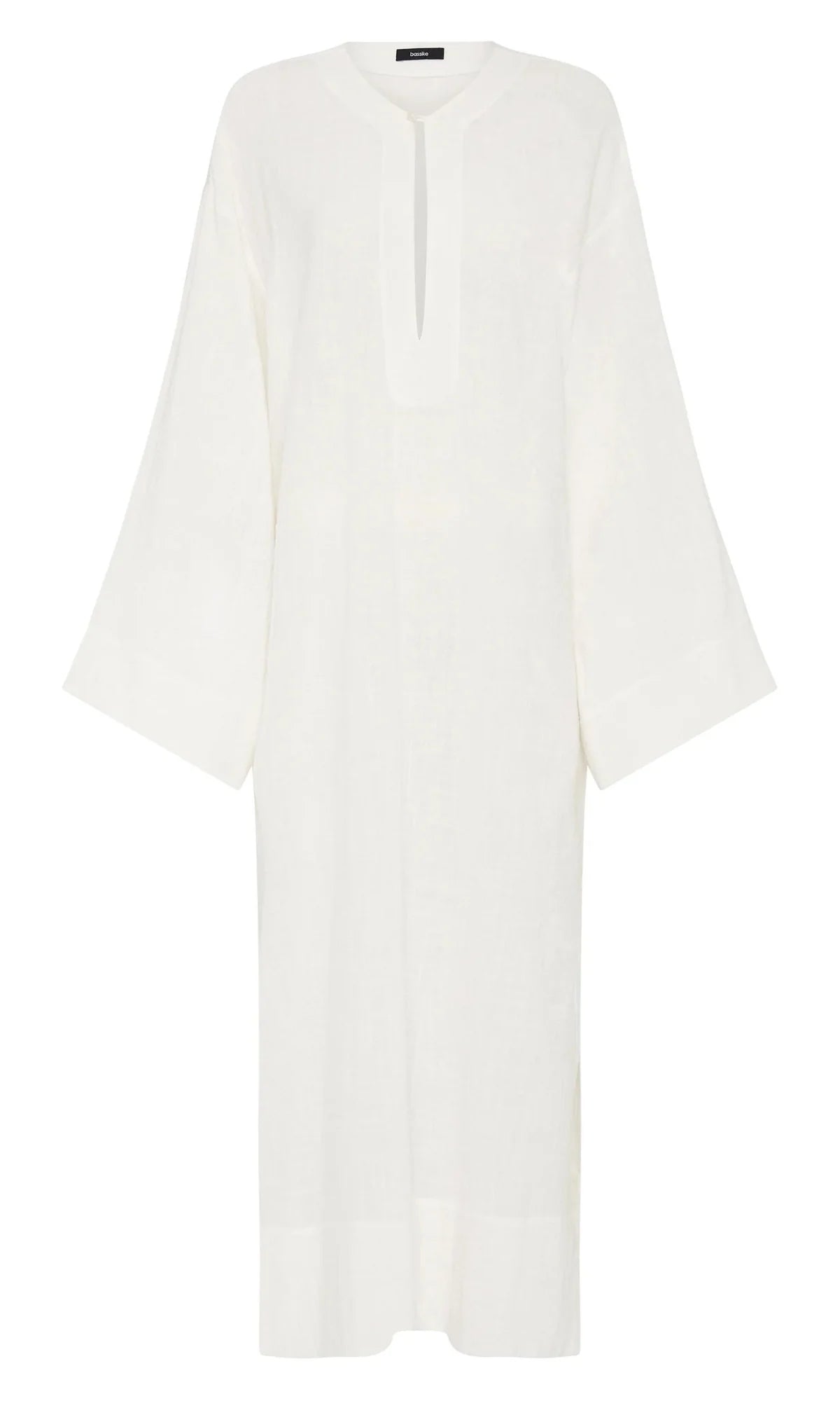 GUAZE LONGERLINE DRESS - WHITE