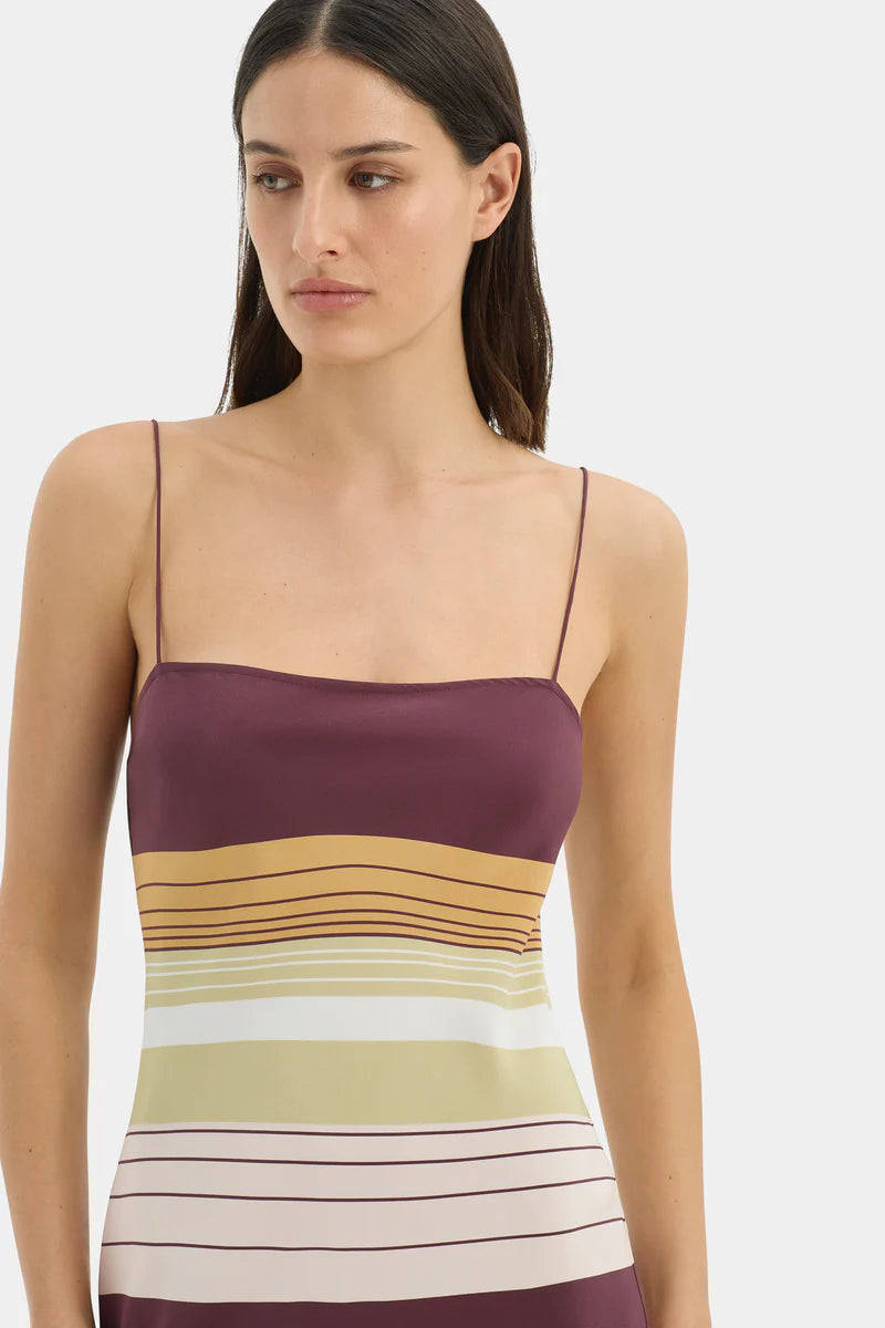 FONTANNA SLIP DRESS - ELISA STRIPE