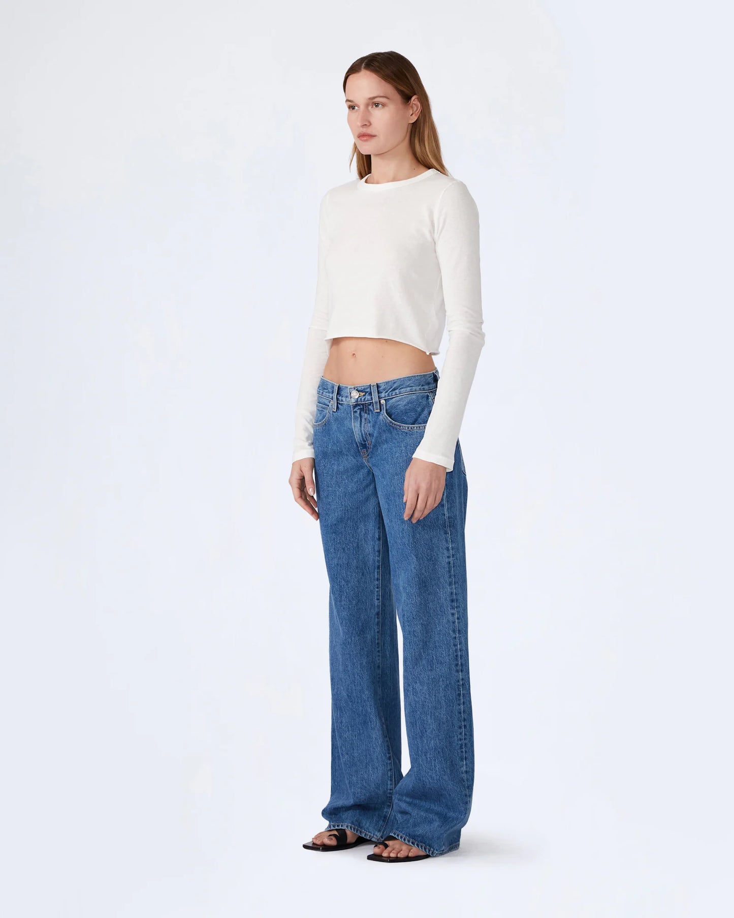THE MICA LOW RISE WIDE LEG - SWEET MEMORY
