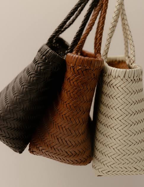 AMELIA WOVEN BAG - CREAM