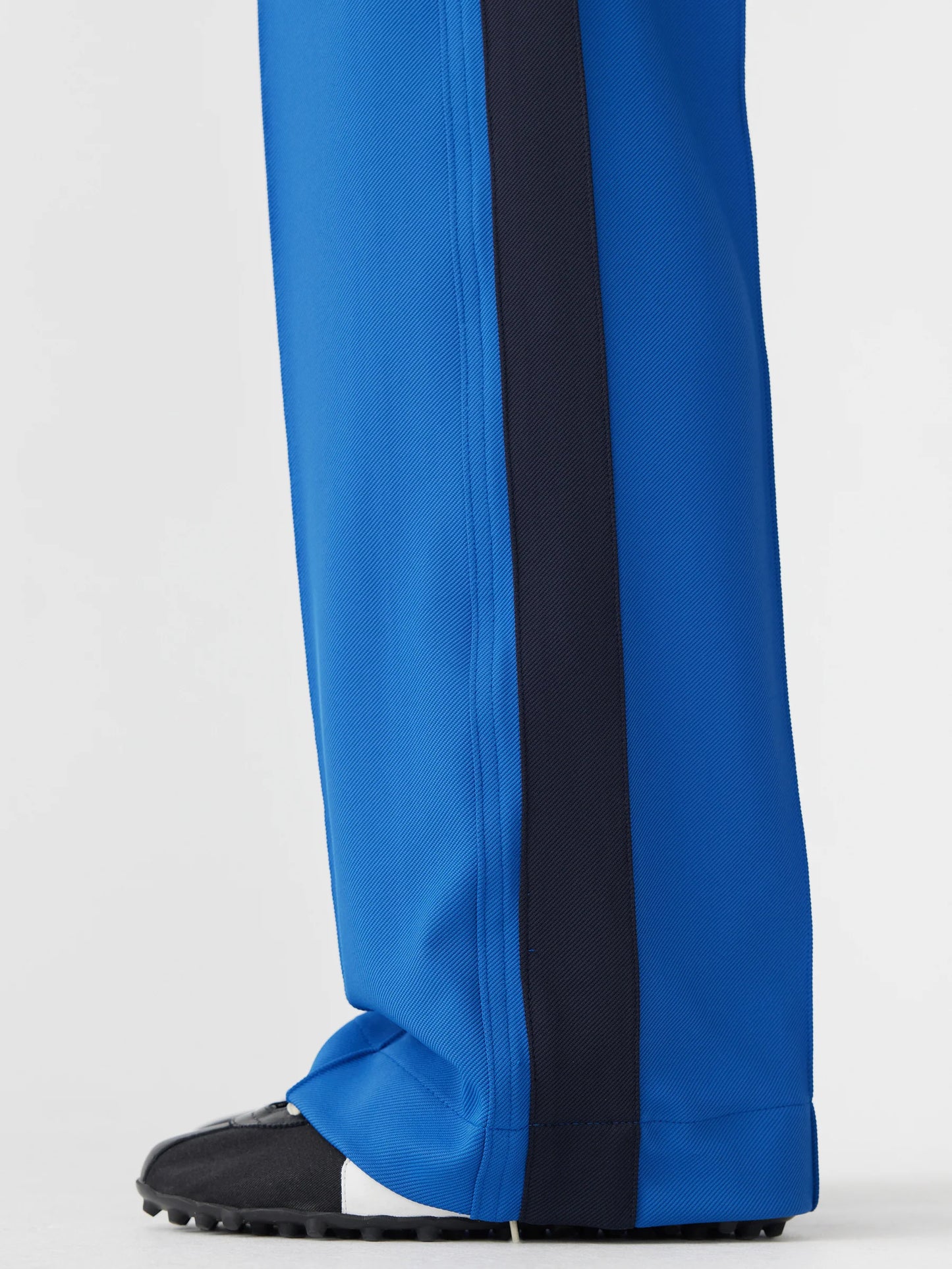 TWILL STRIPE DETAIL PANT - NEON BLUE / INK