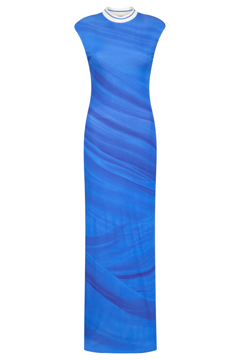08 KENT DRESS - IBIZA BLUE