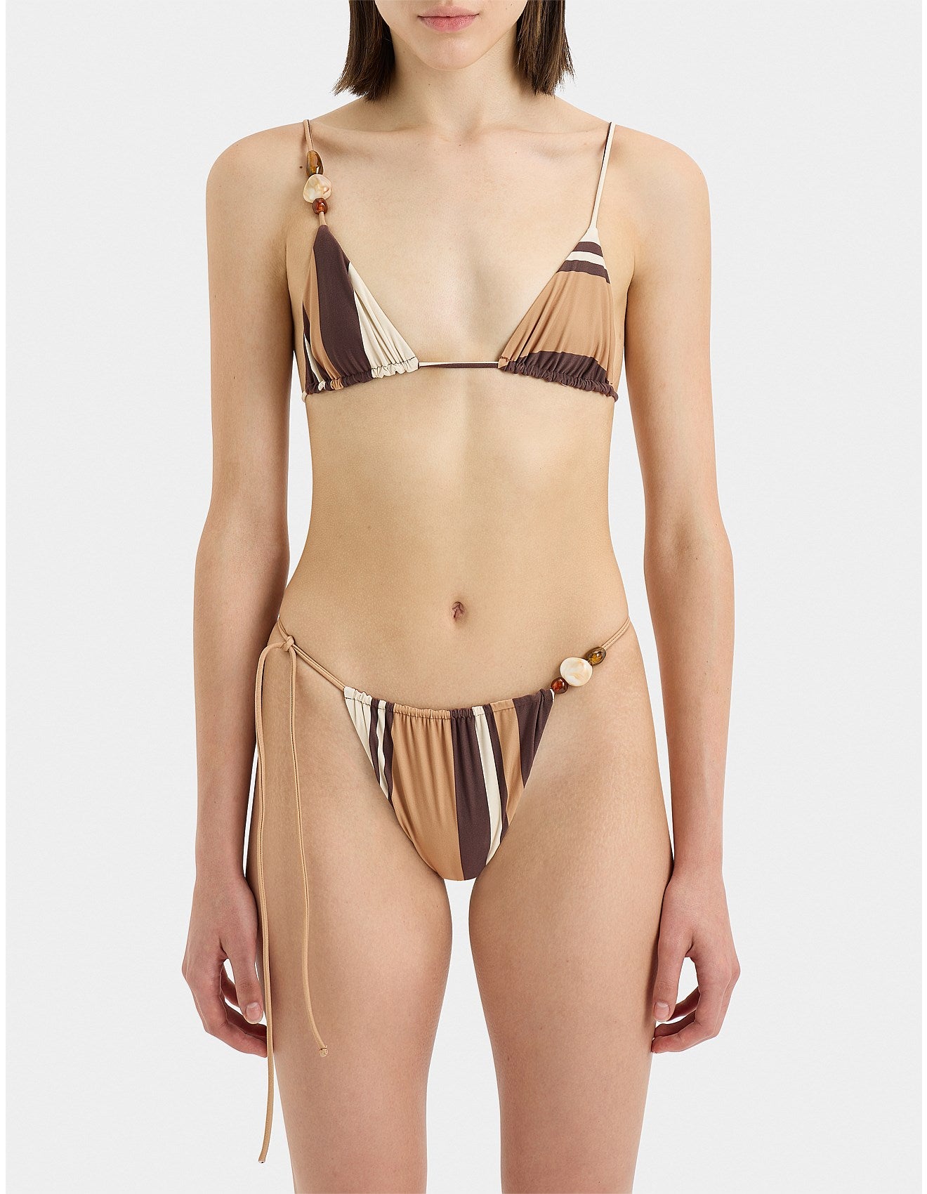 MAHOGANY STRING BRIEF - CANTINA STRIPE