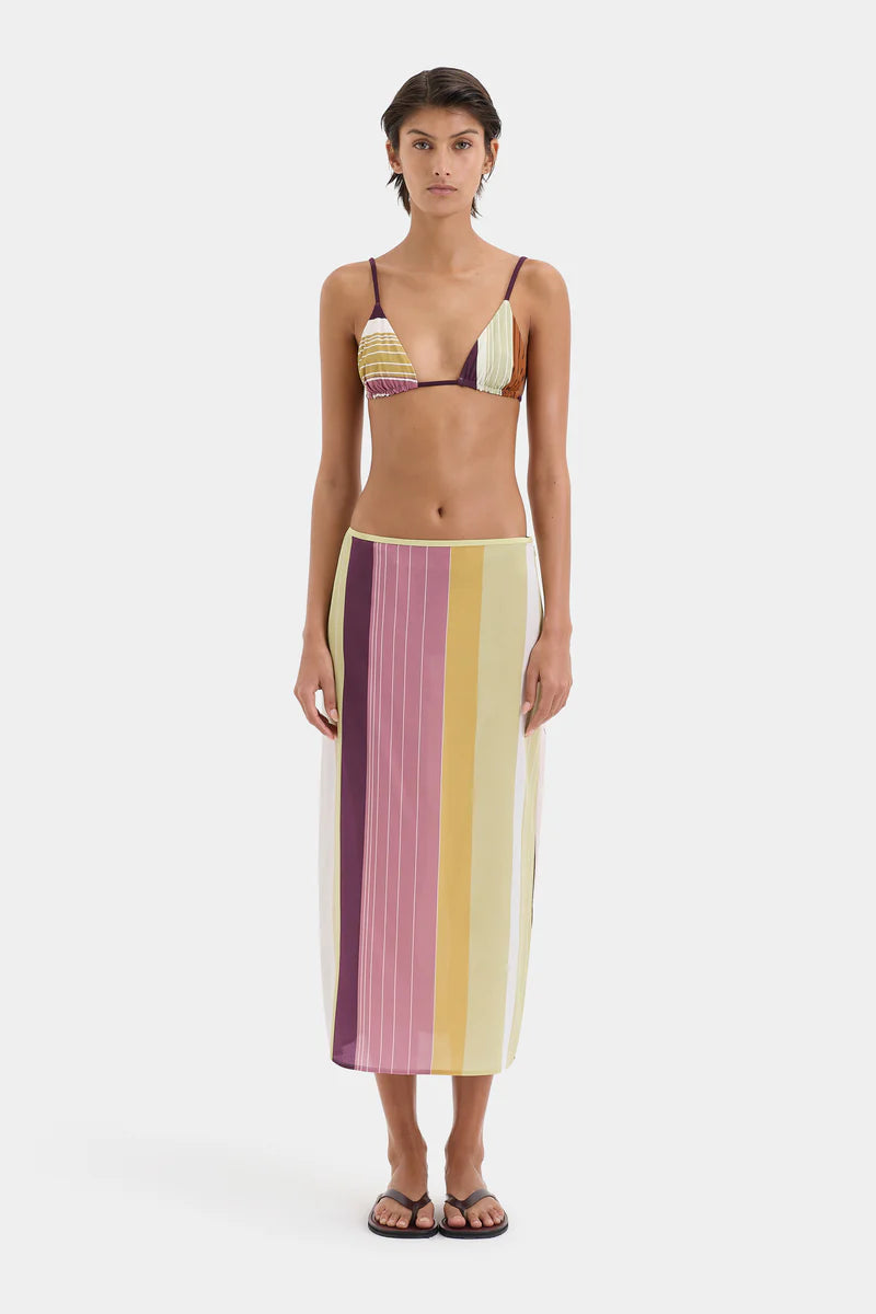FONTANA STRING TRIANGLE TOP - ELISA STRIPE