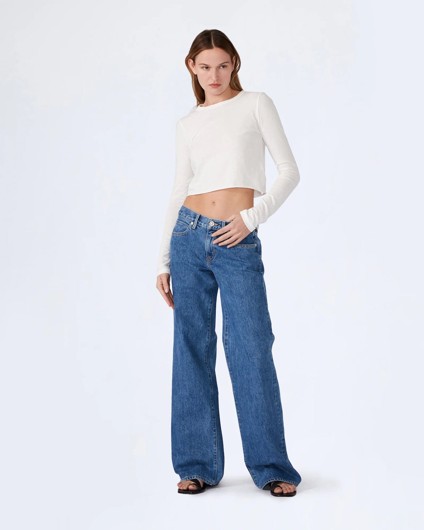 THE MICA LOW RISE WIDE LEG - SWEET MEMORY