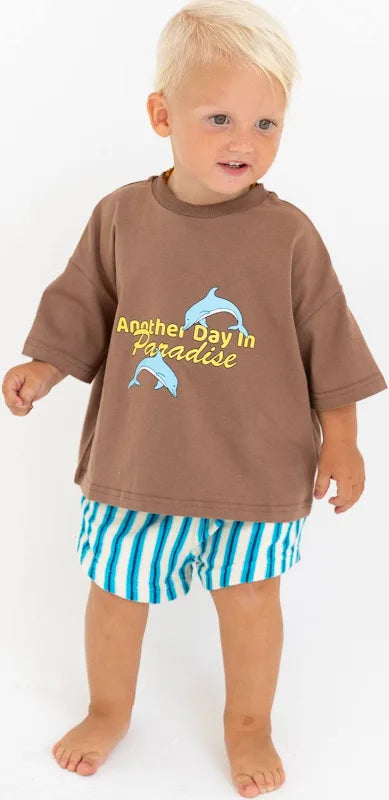 (PRE-ORDER) PARADISE TEE - CHOC CHIP