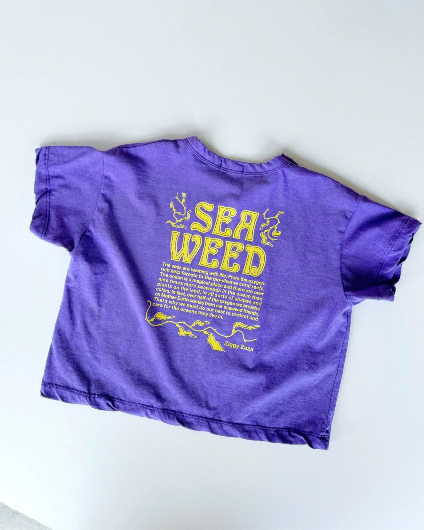 SEAWEED TEE - VIOLET