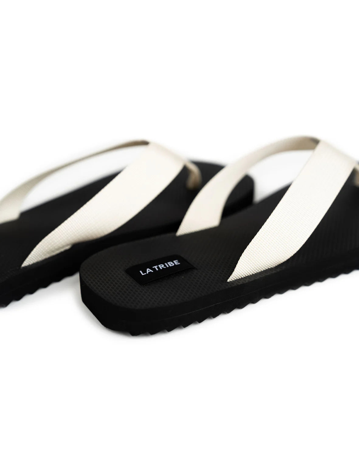 CANVAS THONG - CREAM