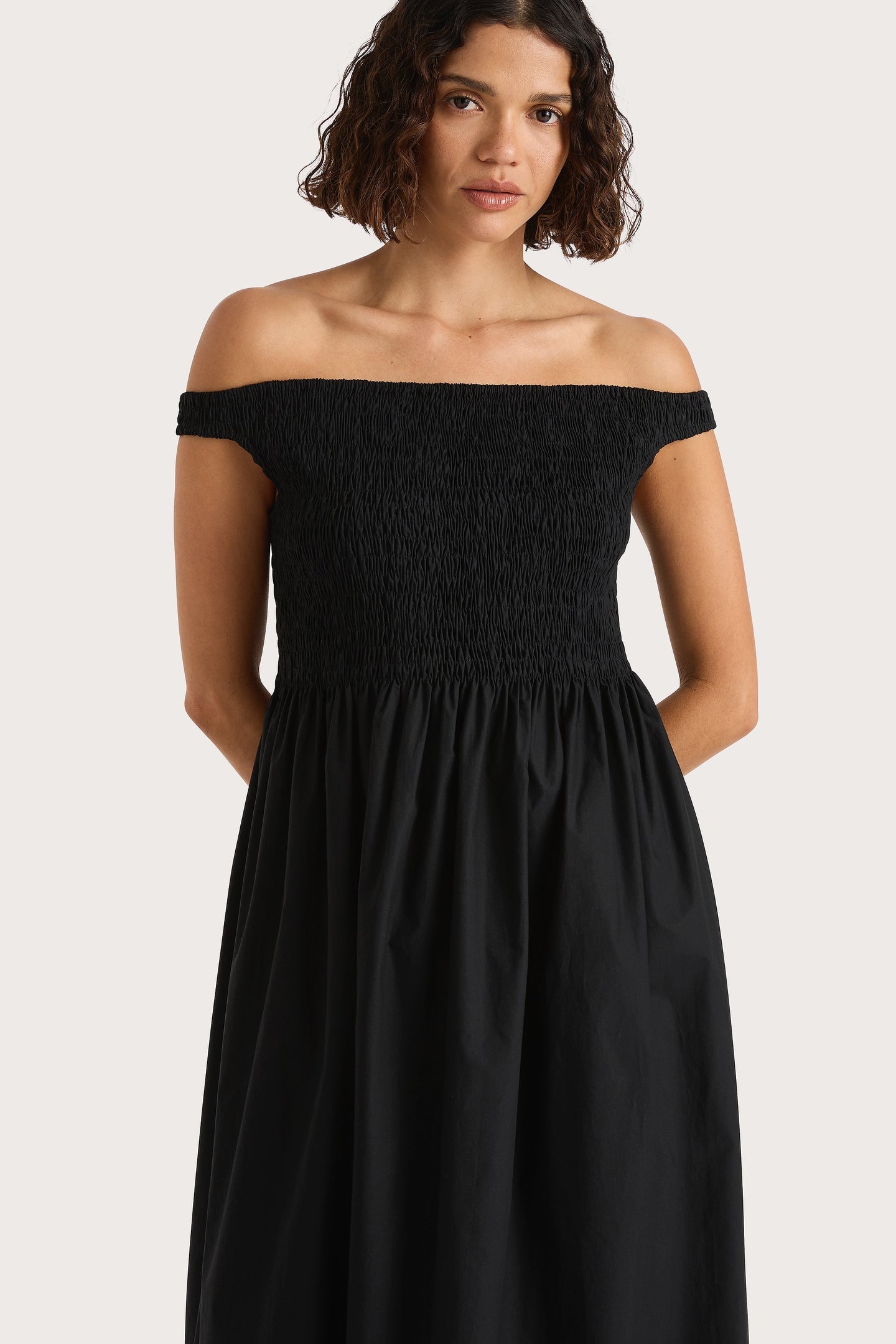 FOA MAXI DRESS - BLACK