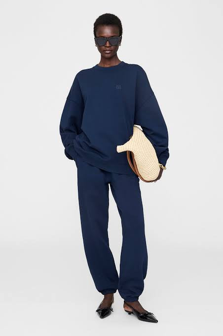 KARTER JOGGER FRAMED MONOGRAM - WASHED NAVY