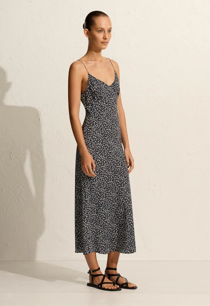 LOW BACK SLIP DRESS - DANDELION