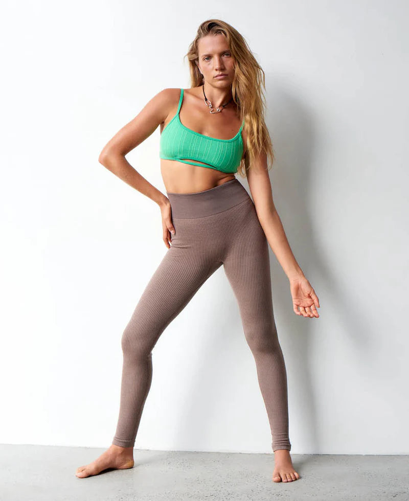 DEMI WOOL LEGGING - MOCHA
