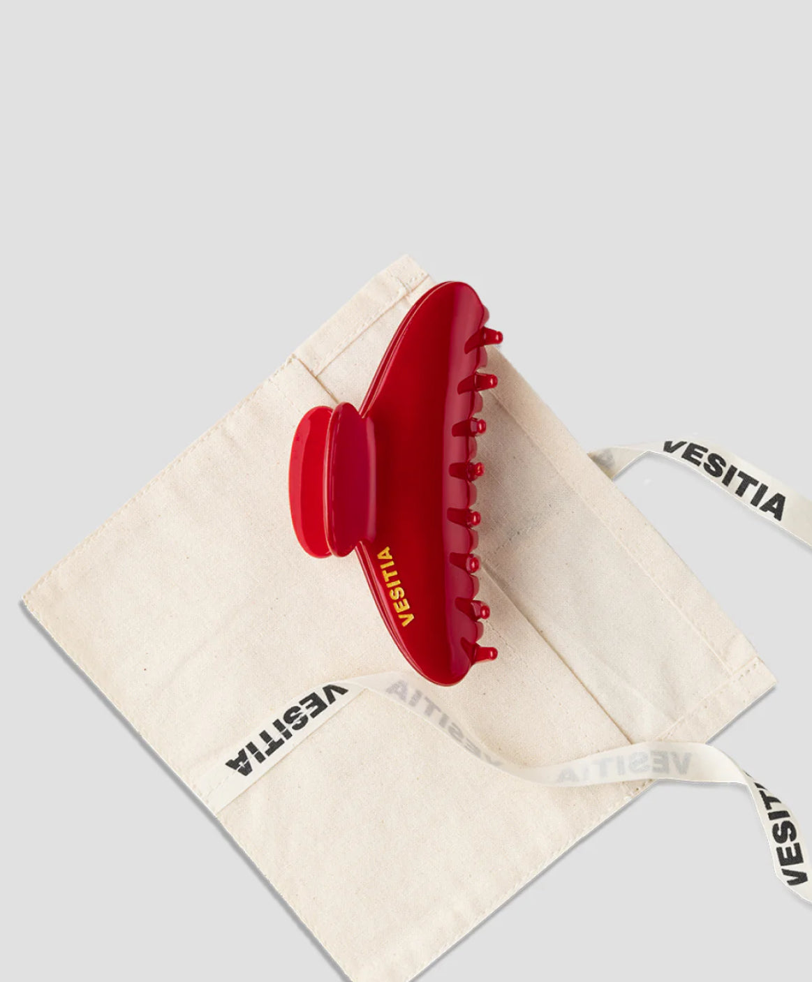 SIGNATURE CLAW CLIP - ROSSO