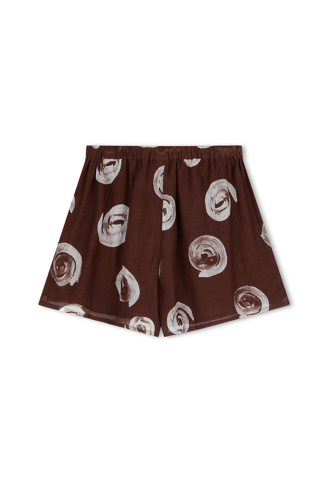 COCOA SWIRL TEXTURED SHORT - COCOA SWIRL