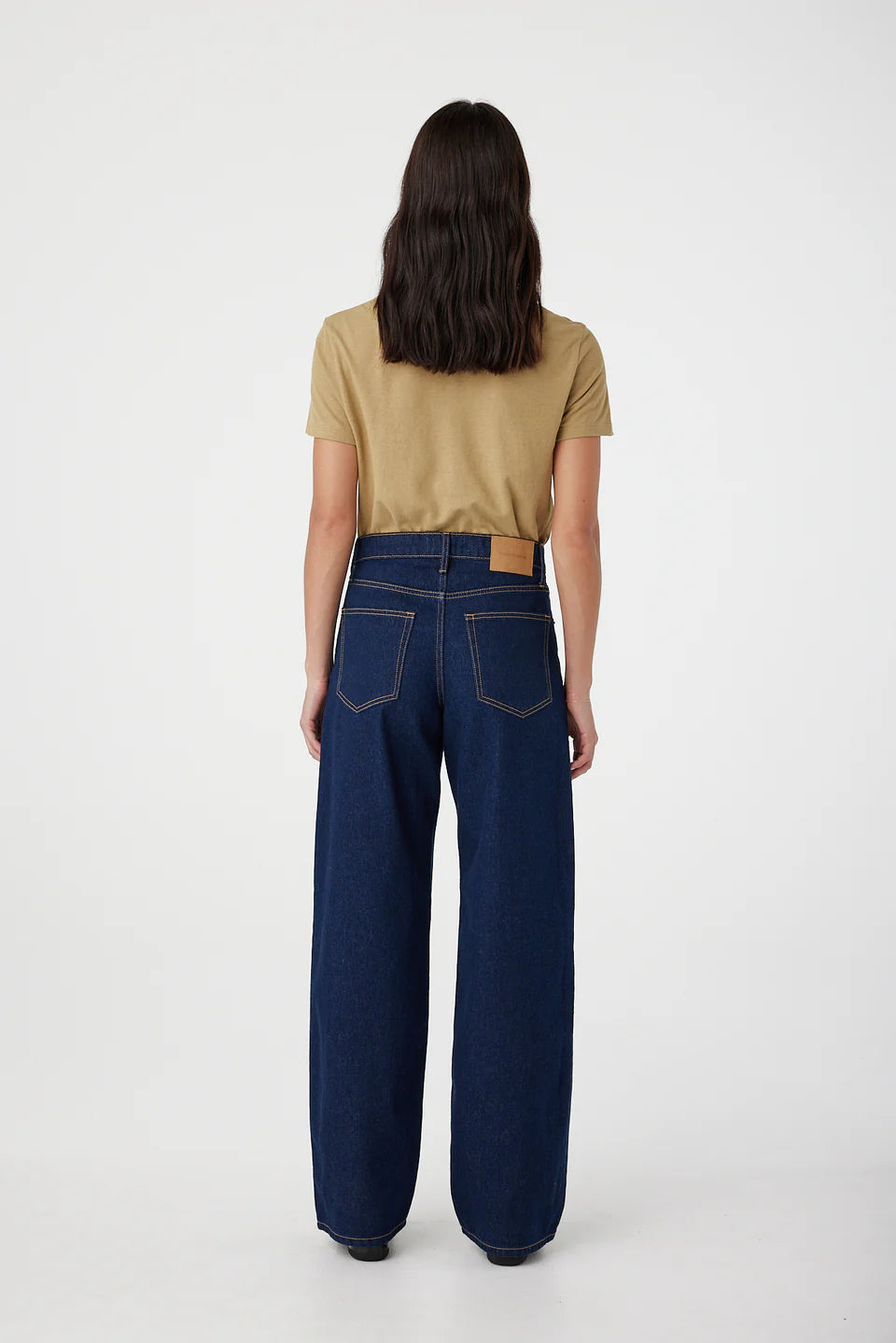 AVRIL MID SLOUCHY WIDE JEAN - NIGHTFALL