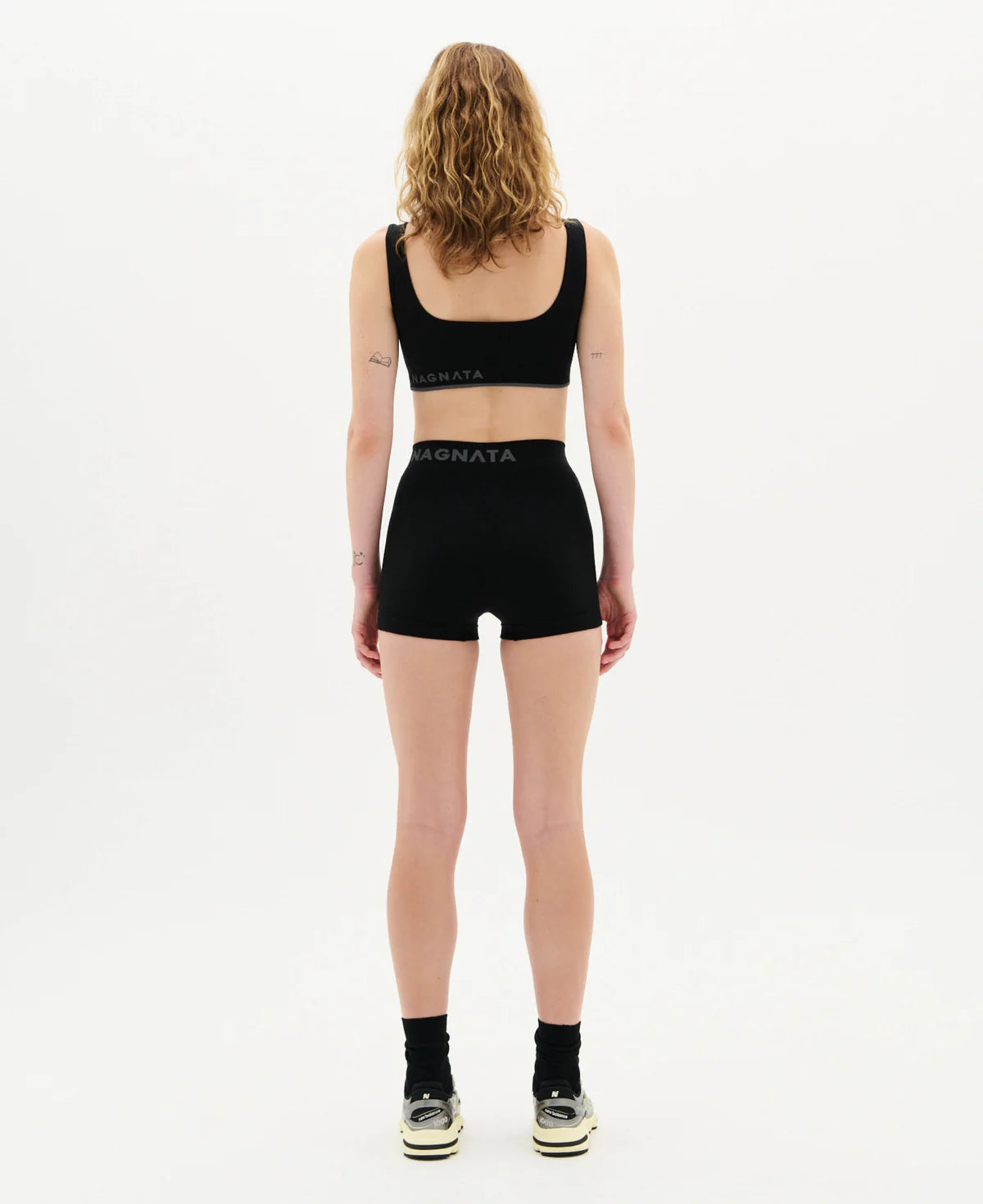 M17 CLASSIC WOOL BRALET - BLACK