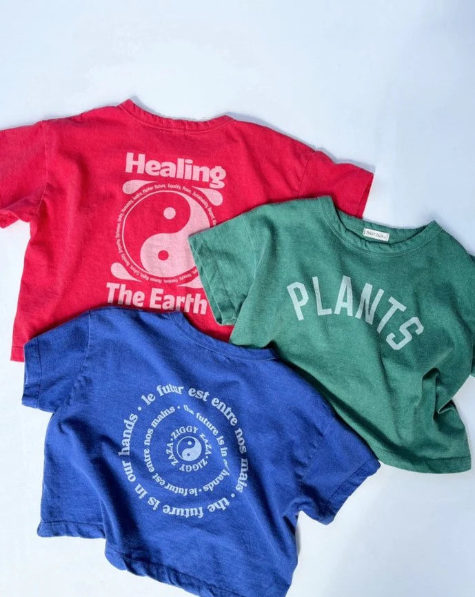 KEEP EARTH AROUND TEE - CHILLI