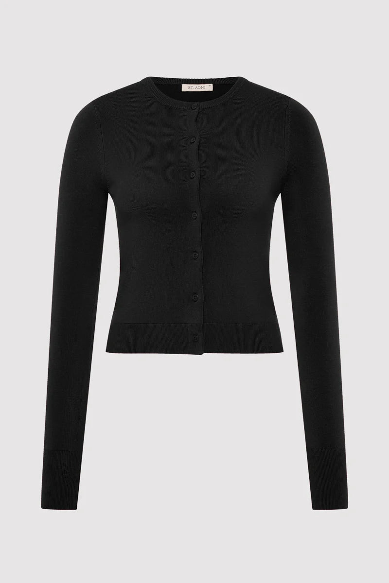 CLASSIC CARDIGAN - BLACK