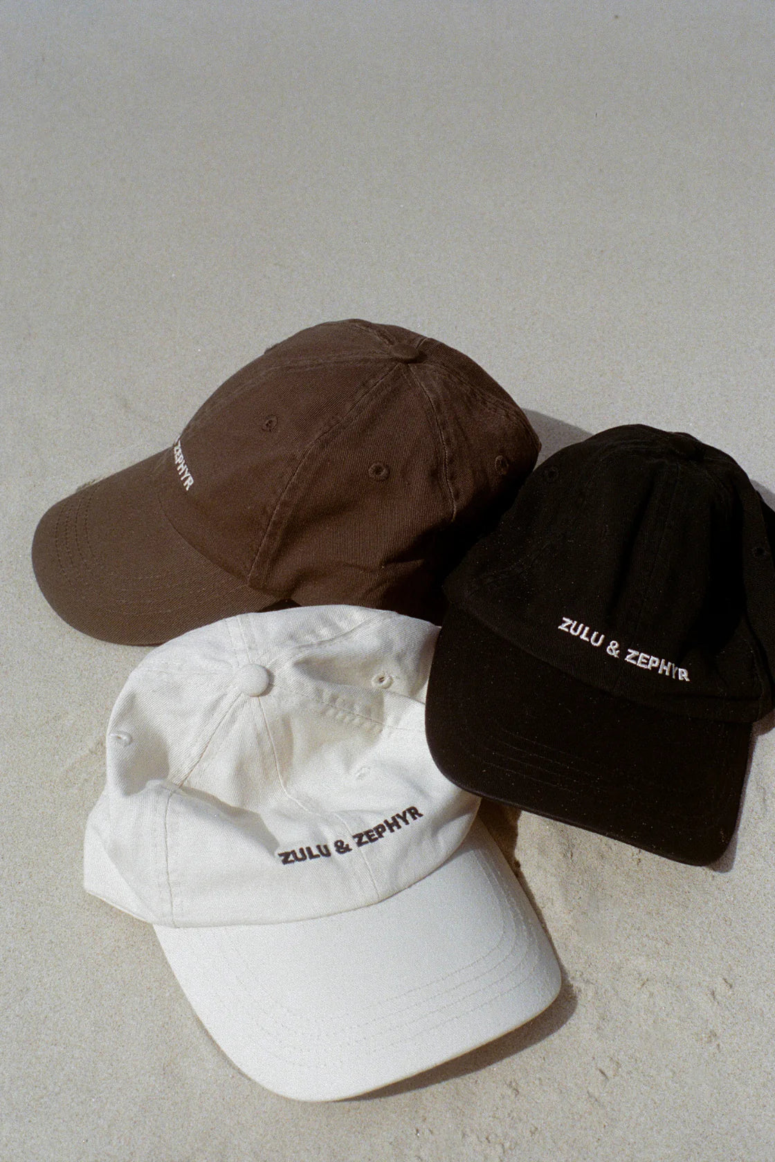 ZULU & ZEPHYR CANVAS CAP - BLACK