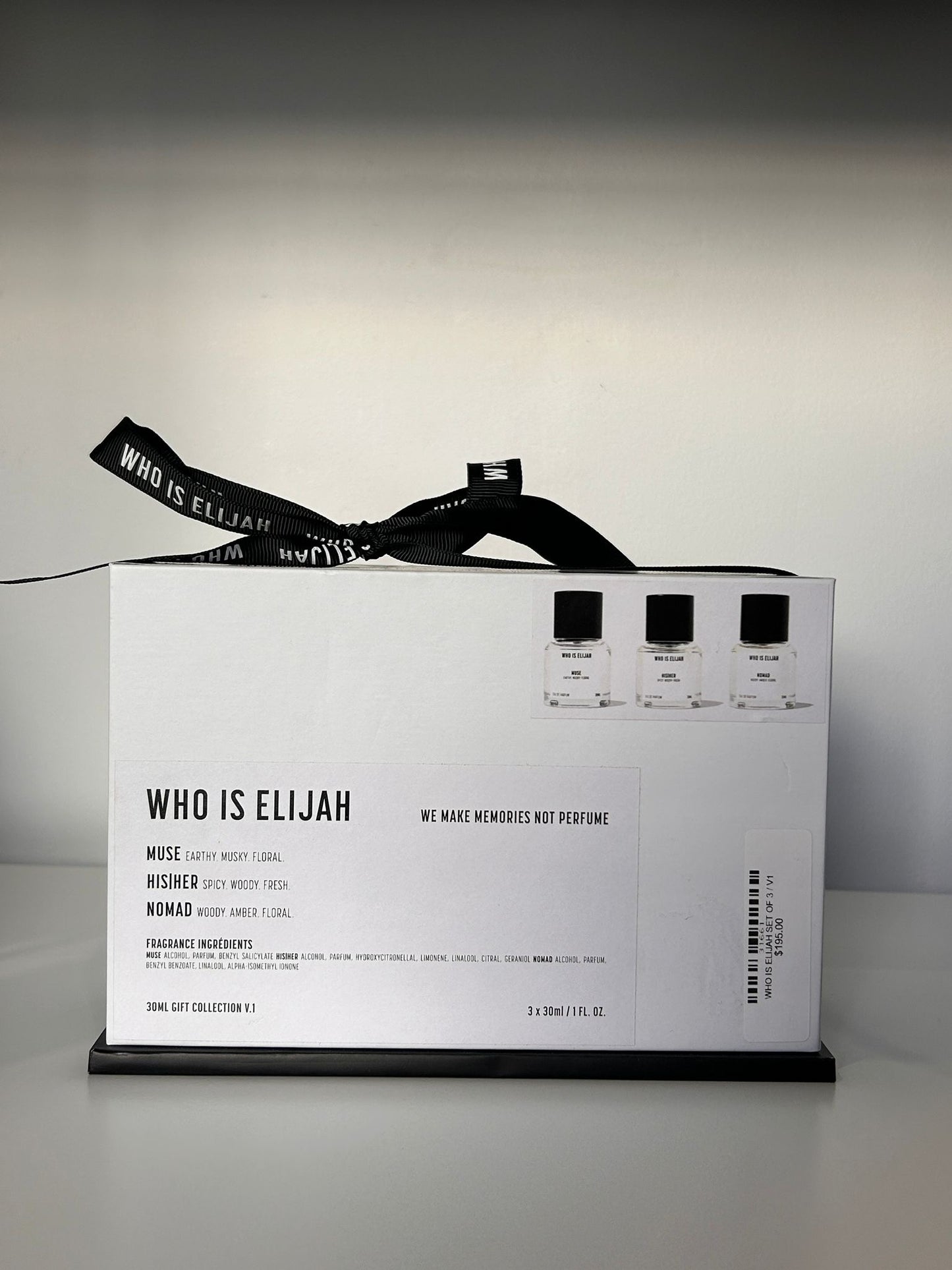 WHO IS ELIJAH GIFT SET V1 - 3X 30ML