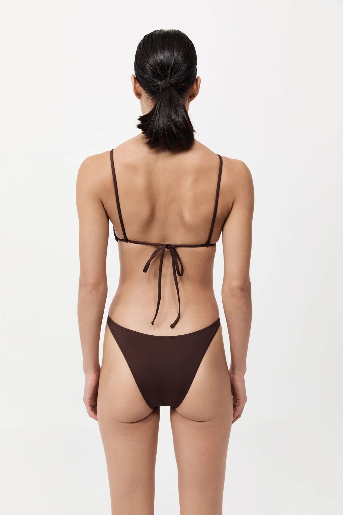 SLIM BIKINI BRIEFS - COCOA