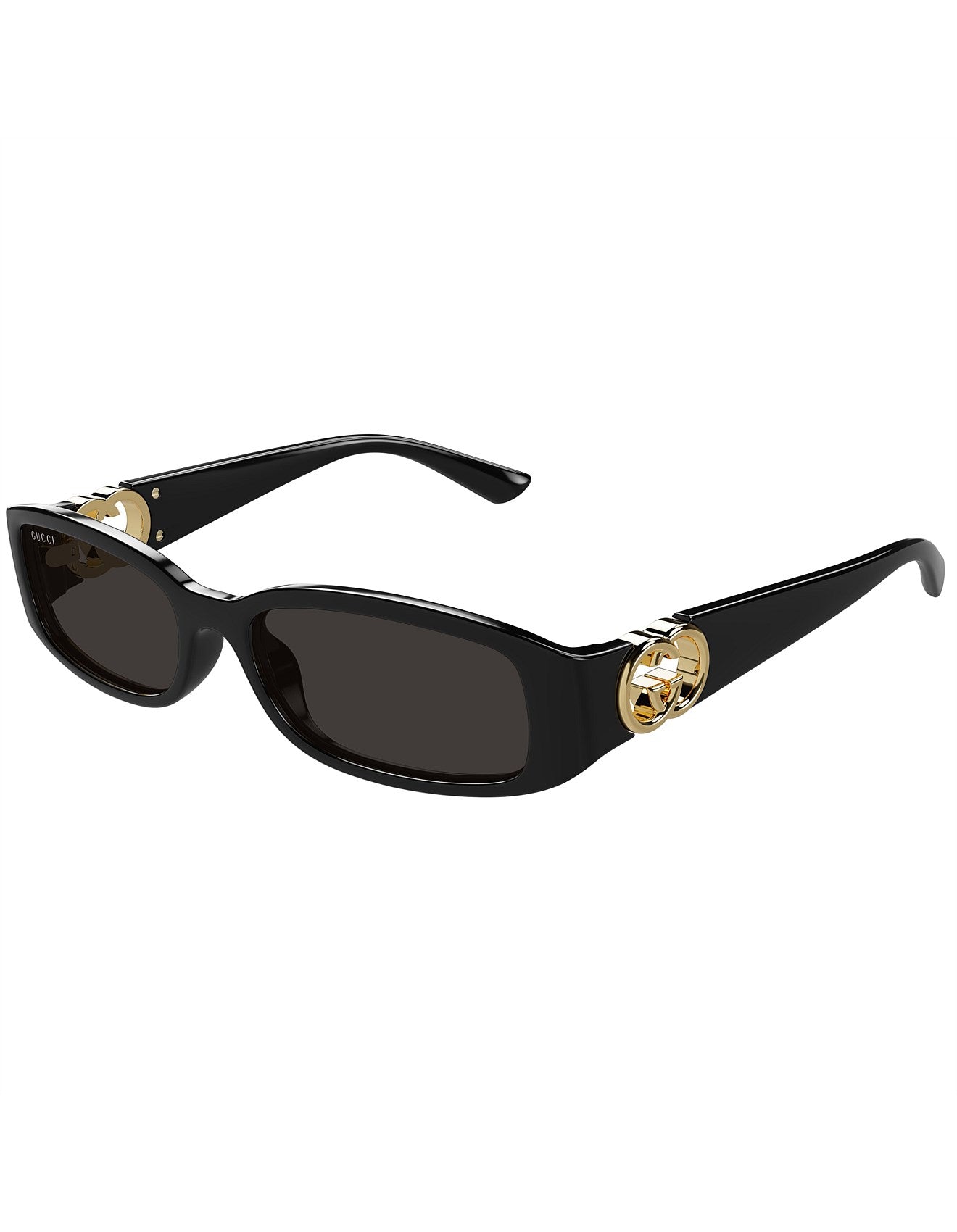 GUCCI RECTANGLE SUNGLASSES GG1661S001 - BLACK