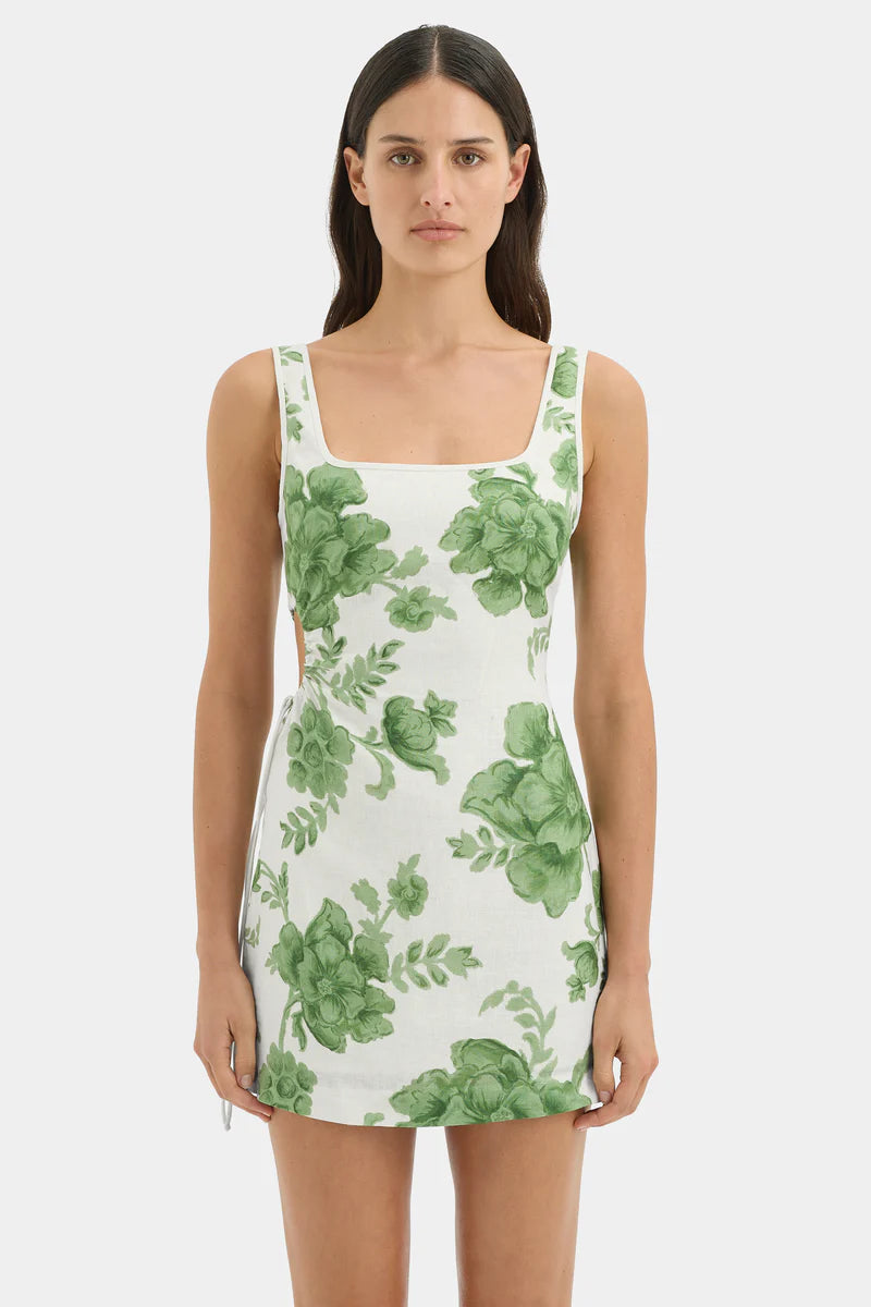 GARDELLA CUT OUT MINI DRESS - FRISA PRINT