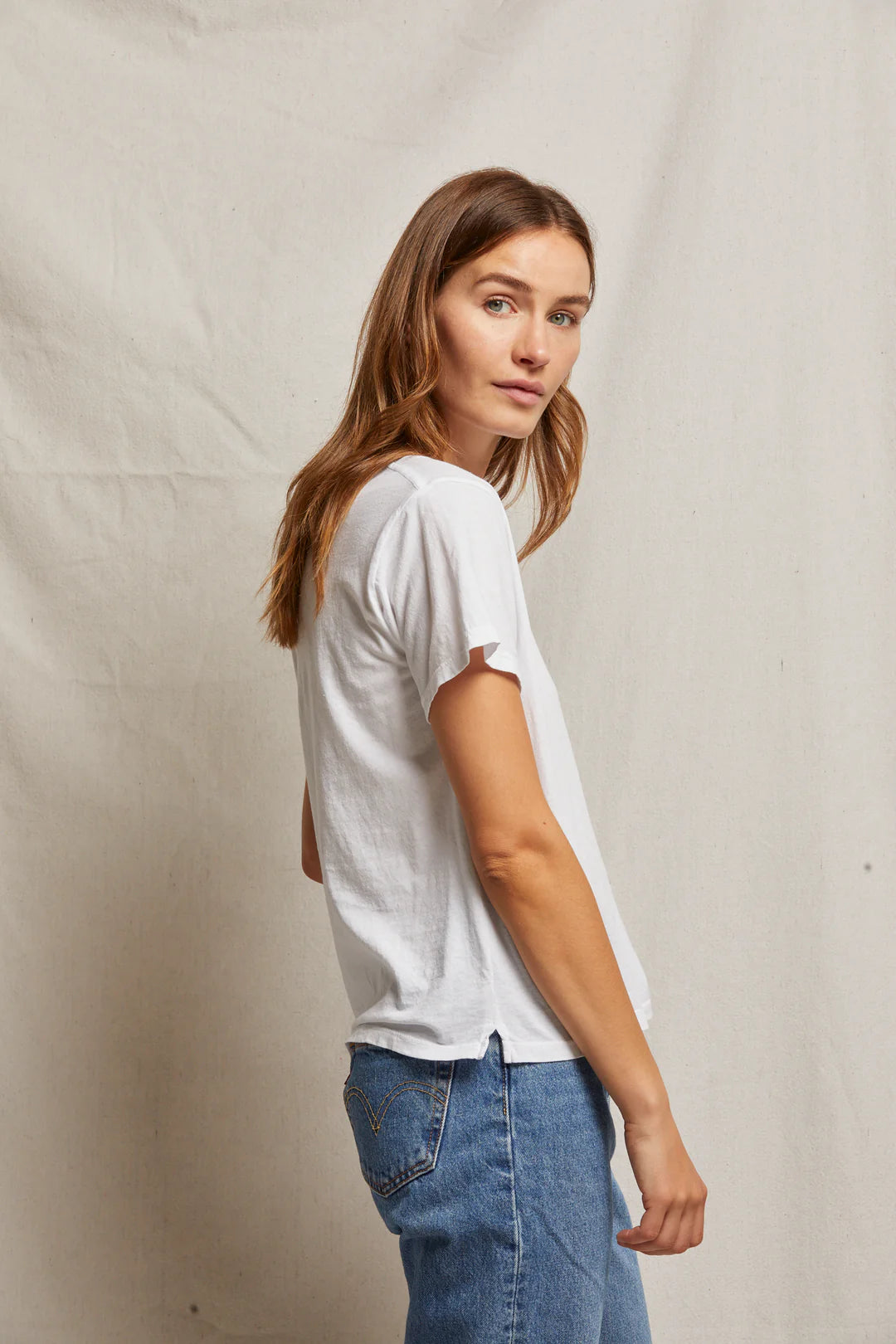 RUBY COTTON BOXY TEE - WHITE 2025