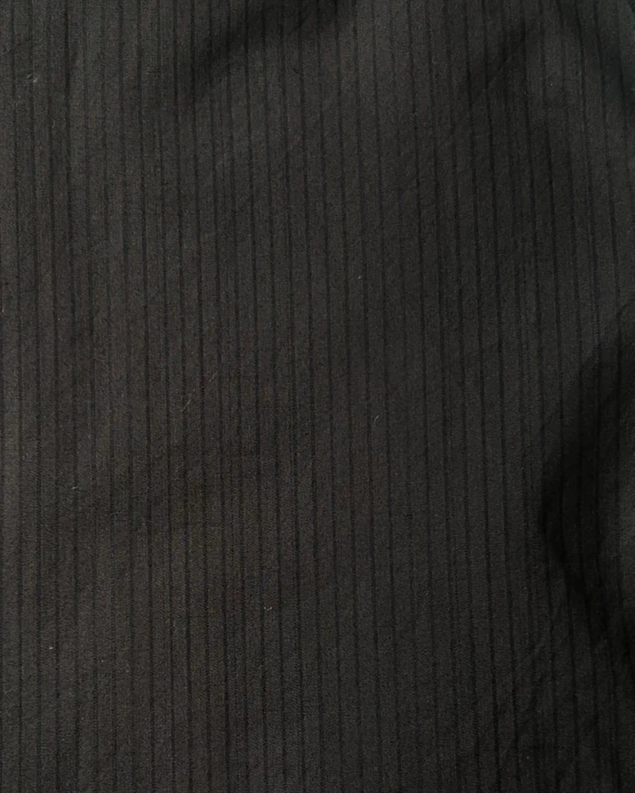 WAIST HALTER TOP - BLACK STRIPE