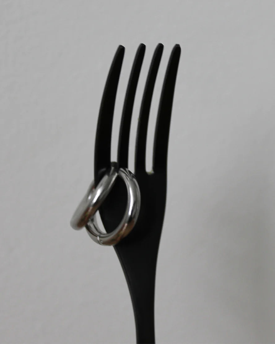 MARIS HOOPS - SILVER