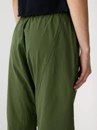 COTTON CANVAS PANELLED PANT - KHAKI