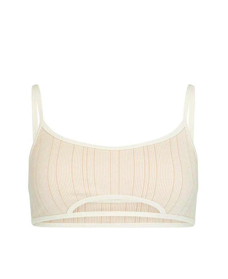 ELBA WOOL BRALET - CREAM