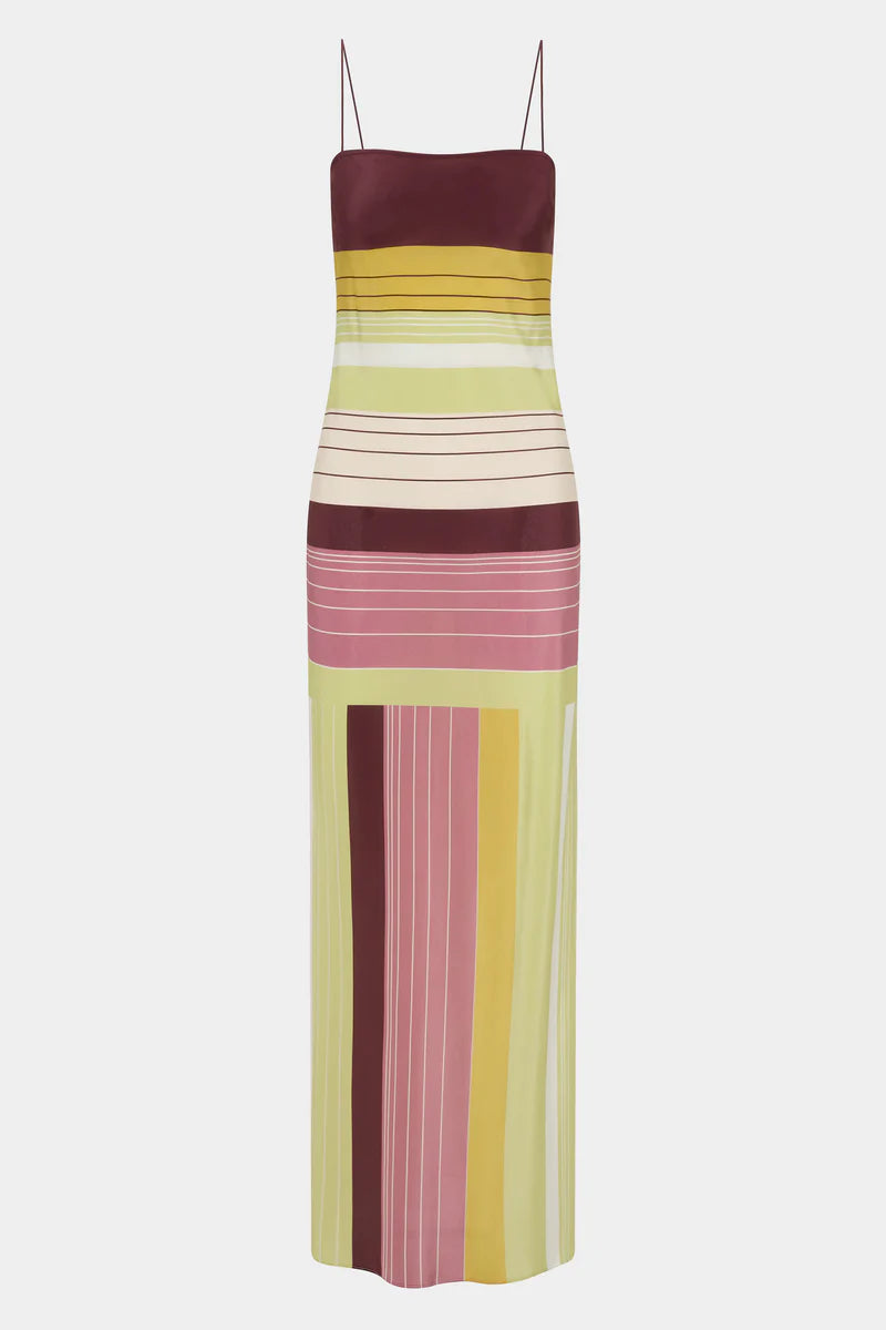 FONTANNA SLIP DRESS - ELISA STRIPE
