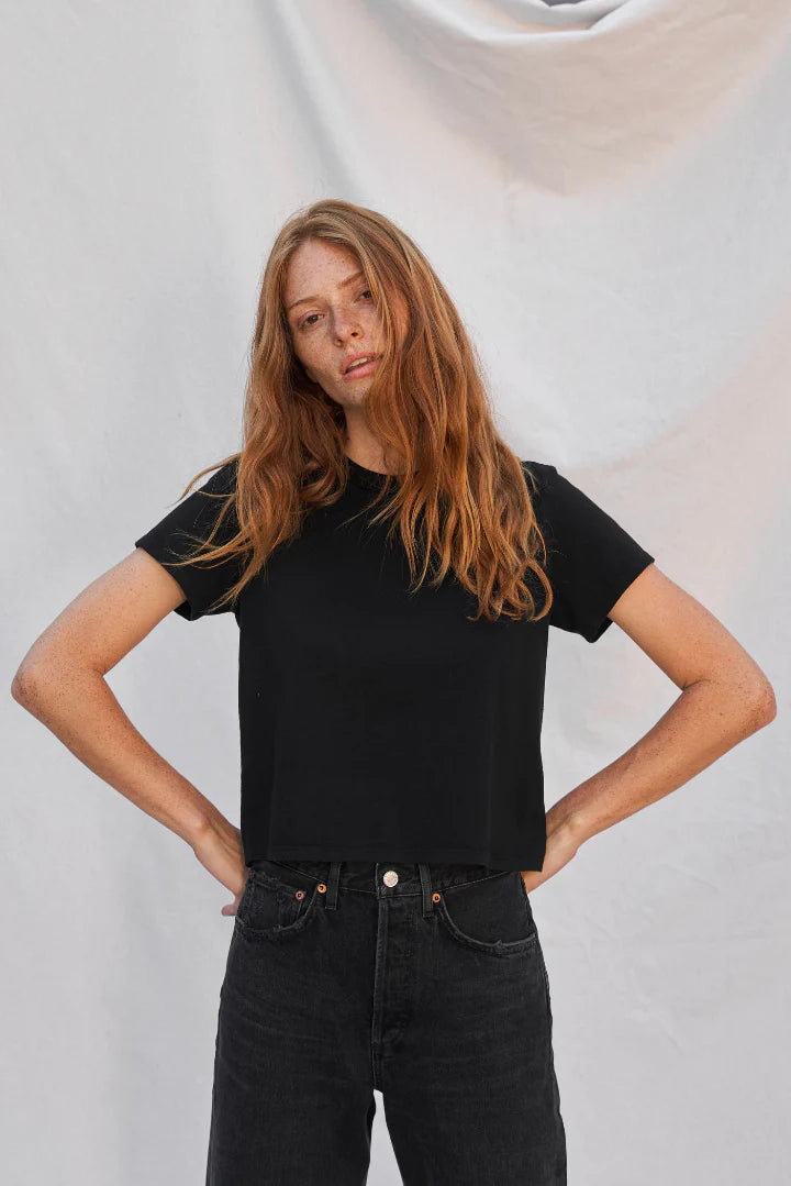 SPRINGSTEEN BABY TEE - BLACK 2025