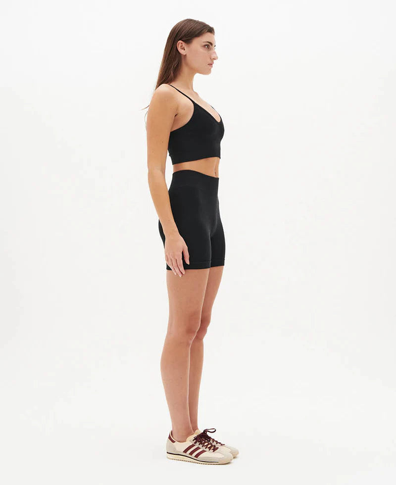 CLASSIC WOOL MINI SHORT - BLACK