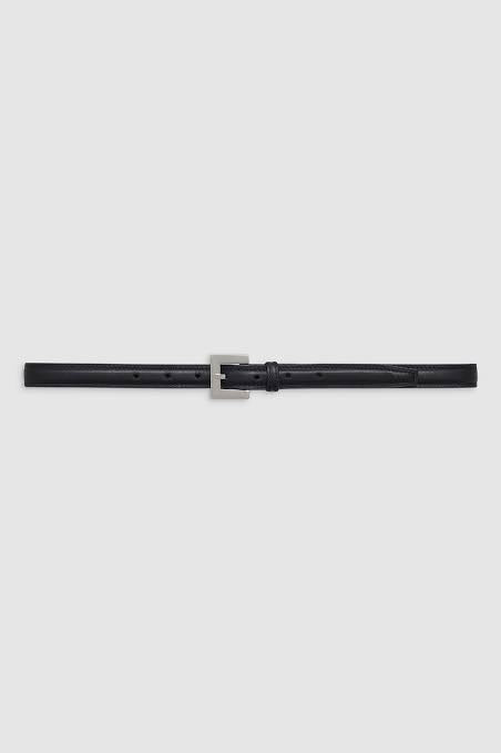 NICOLA BELT - BLACK WITH SILVER