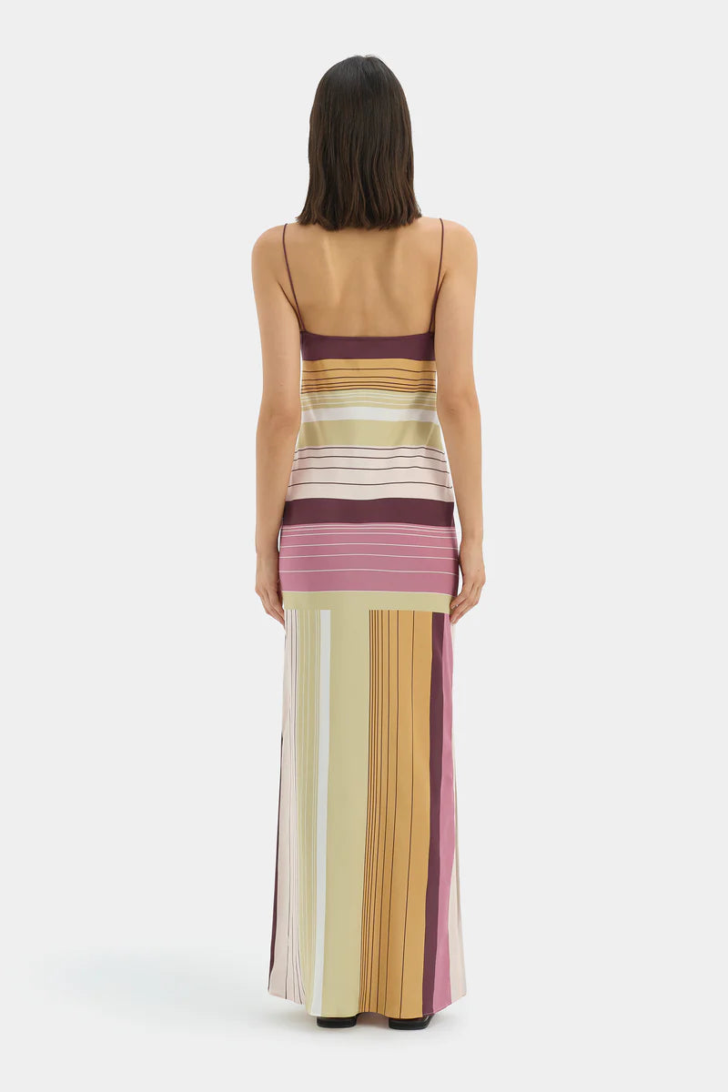 FONTANNA SLIP DRESS - ELISA STRIPE
