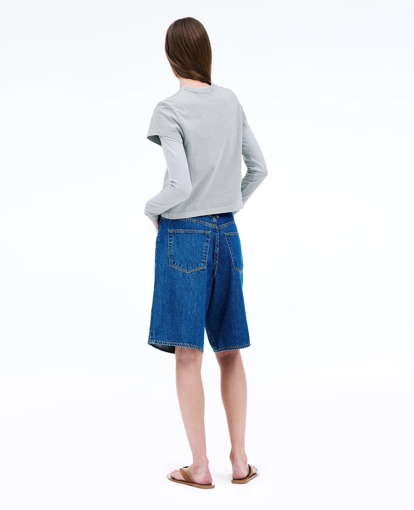 THE BAGGY SHORT - WILLOW BLUE
