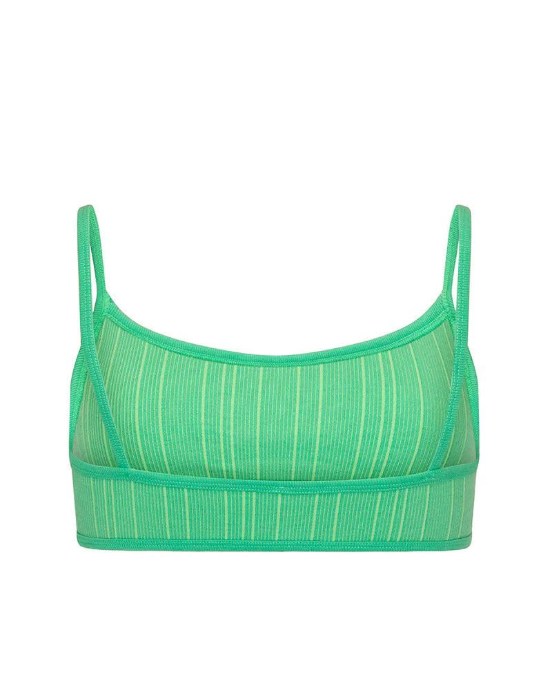ELBA WOOL BRALET - APPLE