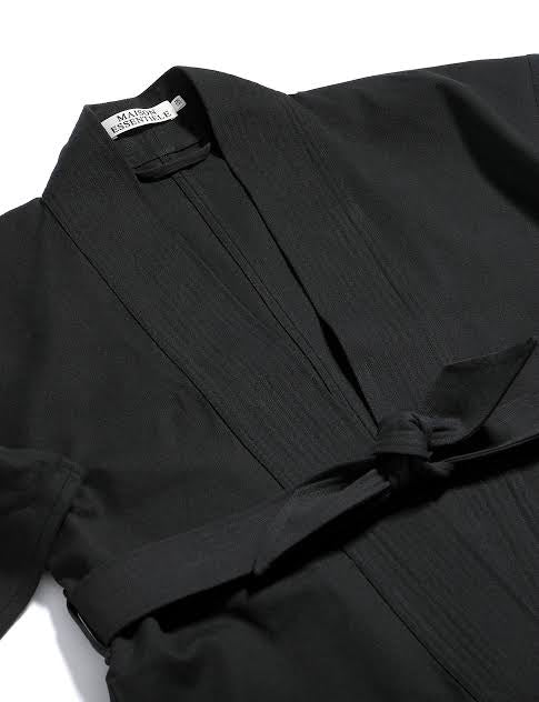 KIMONO DRESS - BLACK