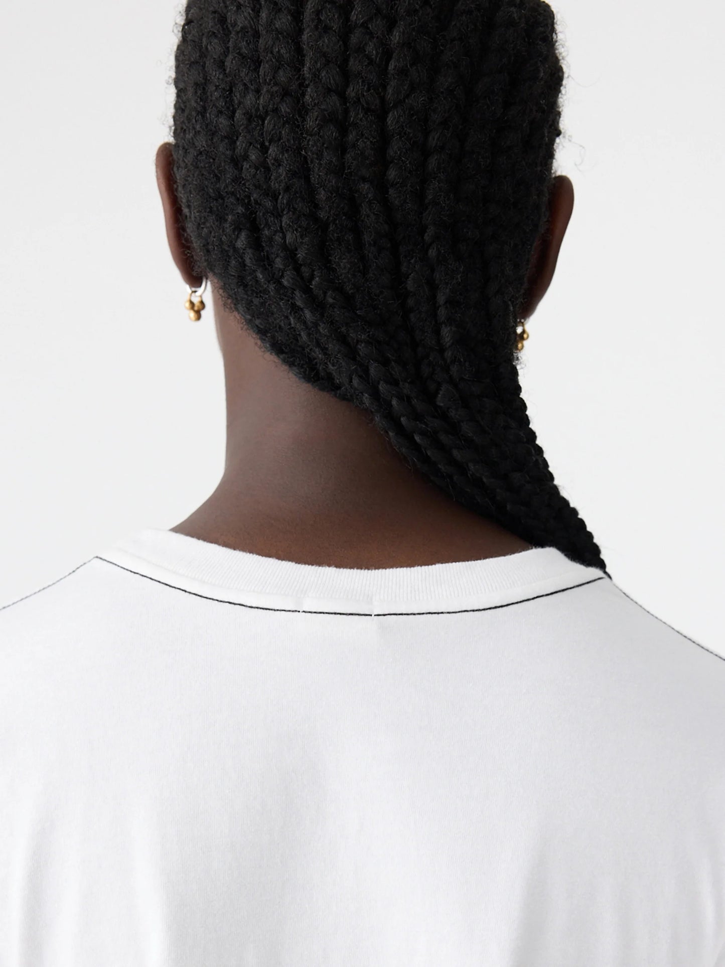 EMBROIDERED BABY T SHIRT - WHITE