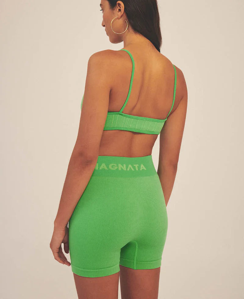 ELBA WOOL BRALET - APPLE
