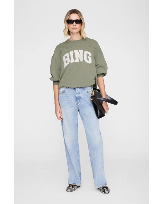 TRENTON SWEATSHIRT BING - WASHED OLIVE