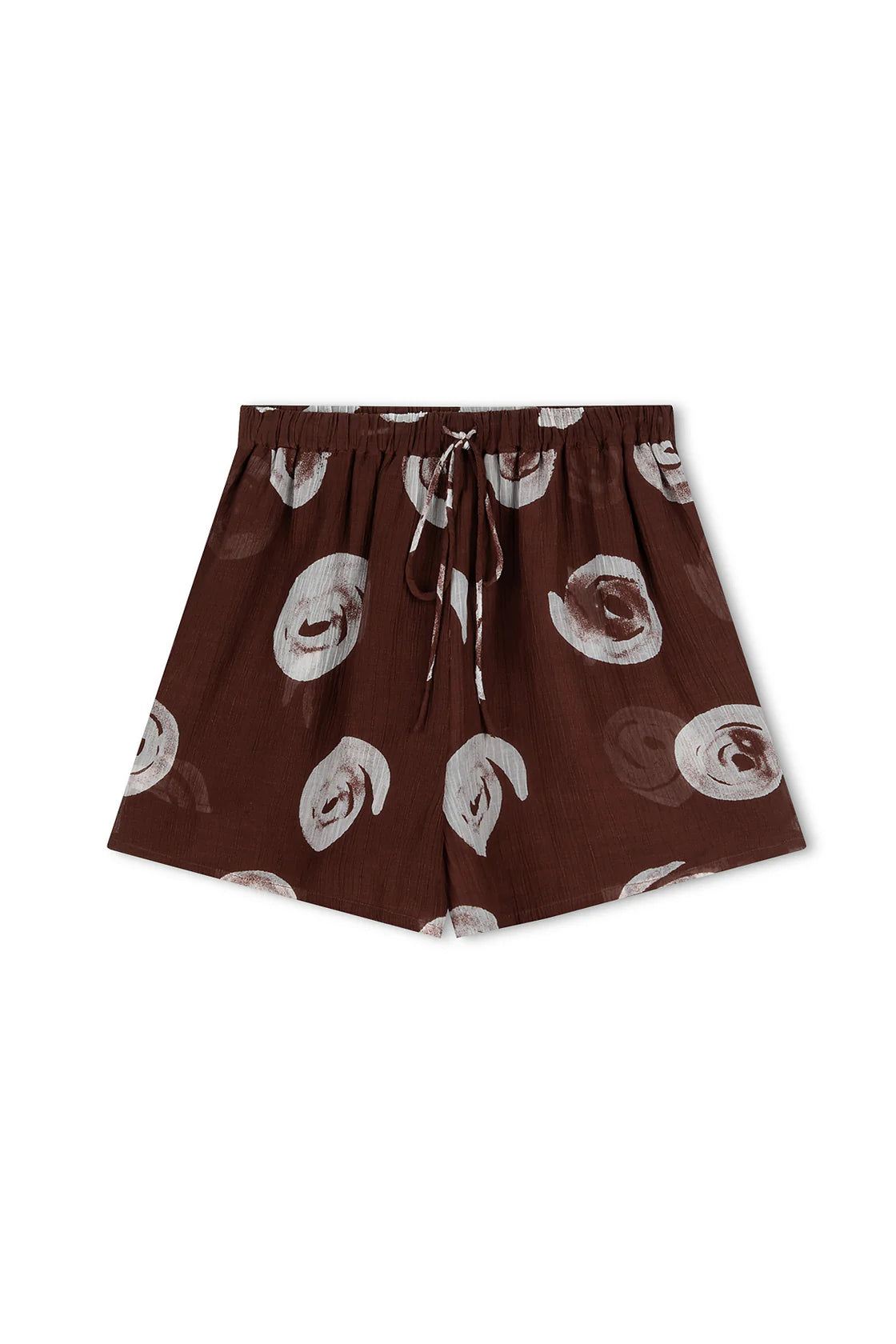 COCOA SWIRL TEXTURED SHORT - COCOA SWIRL