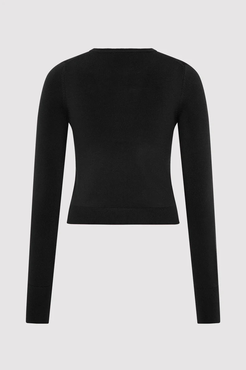 CLASSIC CARDIGAN - BLACK