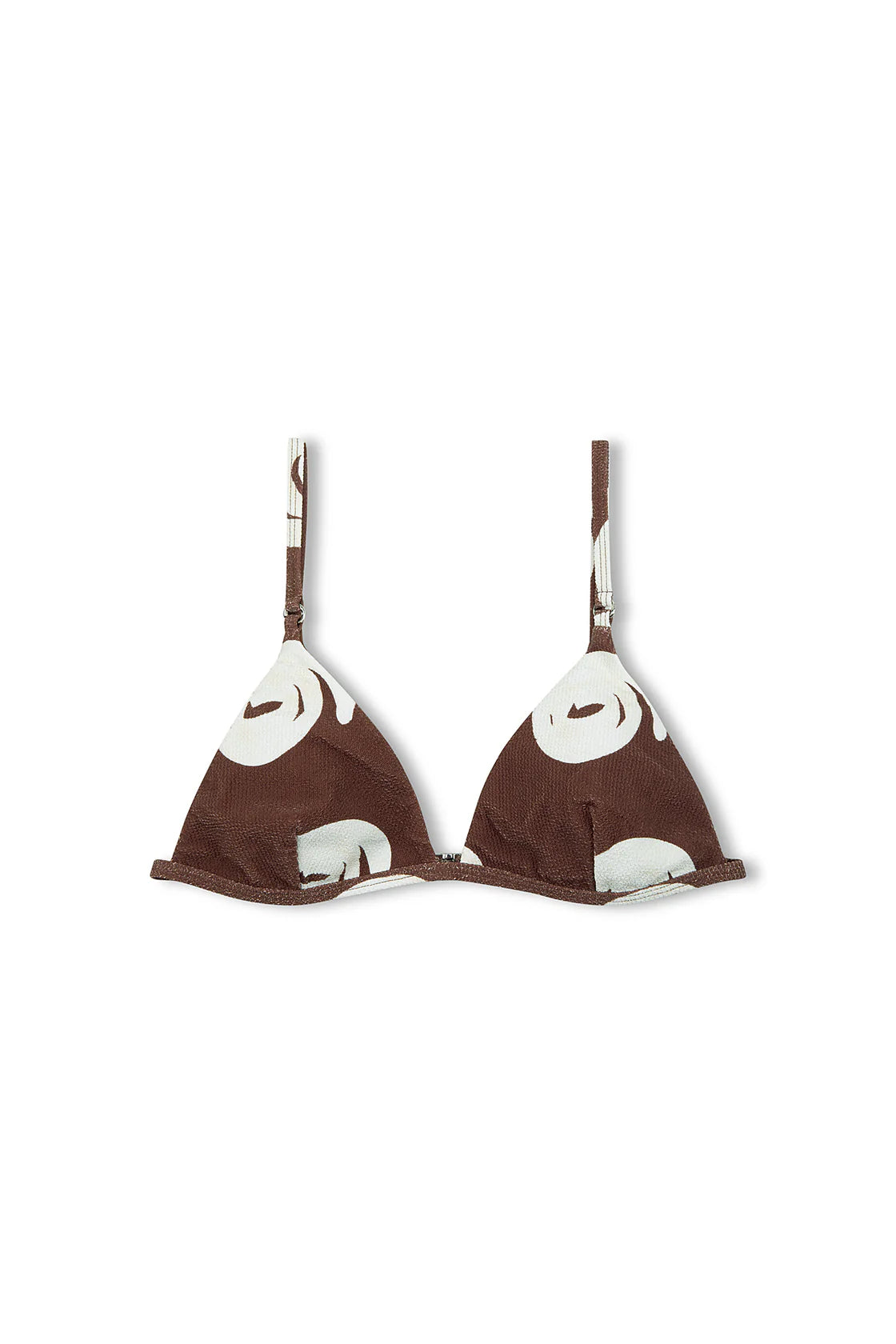 COCOA SWIRL TEXTURED TRIANGLE - COCOA SWIRL