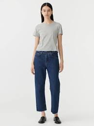 MID RISE SLIM CROP JEAN - BRIGHT INDIGO
