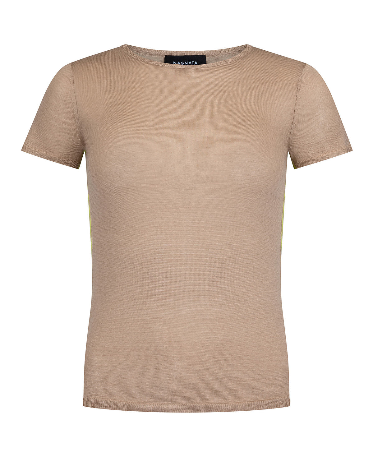 SHEER ESSENTIALS BABY TEE - NATURAL