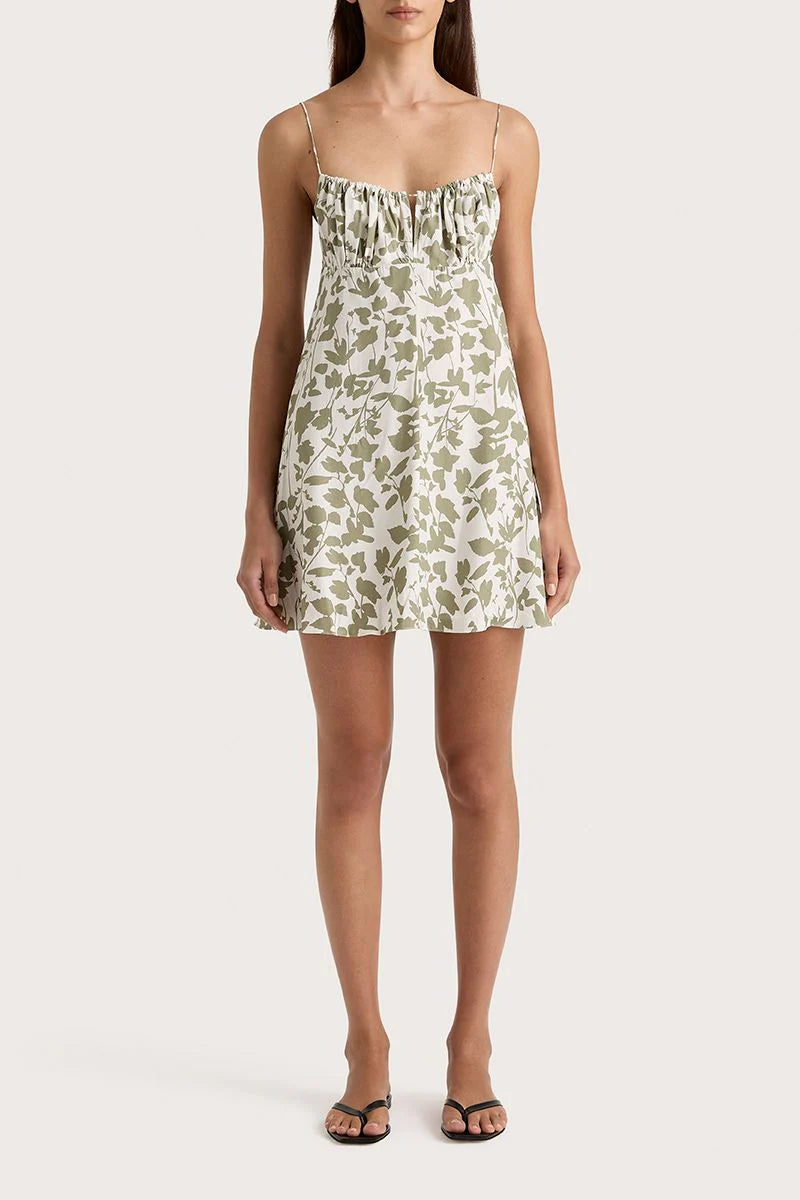 ANA MINI DRESS - POPULAR SAGE